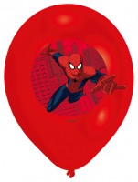 Vorschau: 6 Spiderman In Action Luftballons 27,5cm