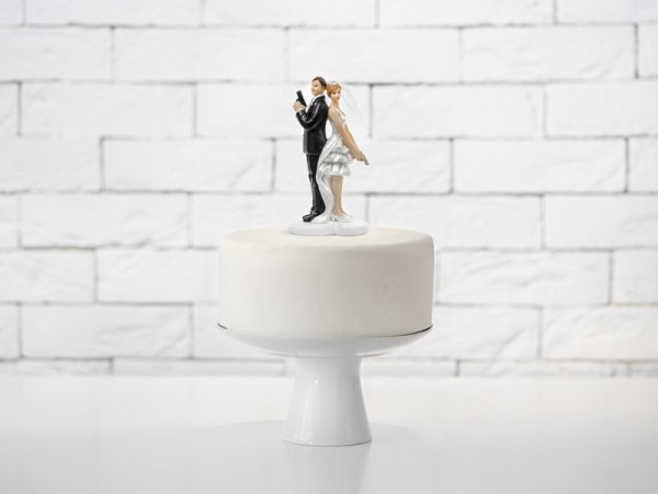 Gâteau figurine agents secrets 14,5 cm 2