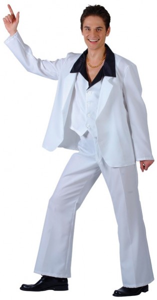Biały kostium imprezowy Discostar Roland