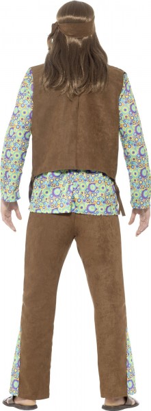 Flower Power Hippie Stanley kostume til mænd 2