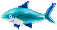 Förhandsgranskning: Folieballong Sharky 1m