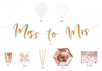 Anteprima: Miss to Mrs party pack 60 pezzi