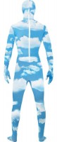 Widok: Morphsuit Body Cloudy Blue Sky