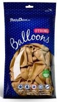 Vorschau: 50 Partystar metallic Ballons gold 30cm