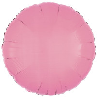 Roze metallic folieballon 45cm