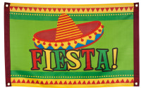 Bandera de decoración Fiesta Mexicana 90x60cm