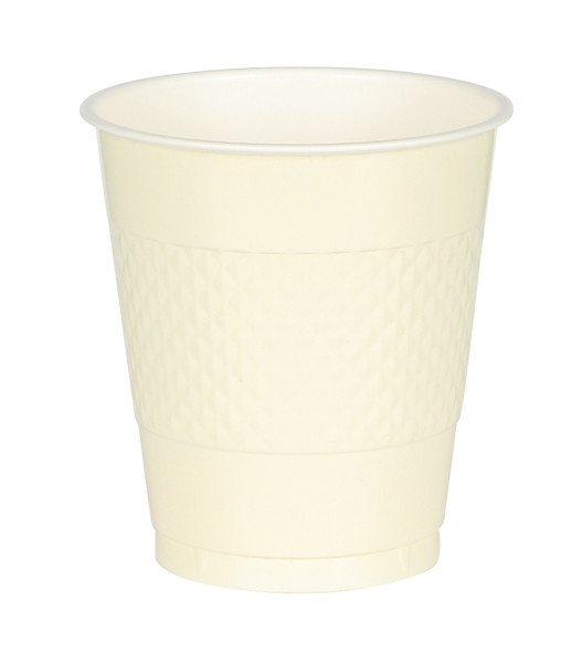 20 plastic cups Mila vanilla 355ml