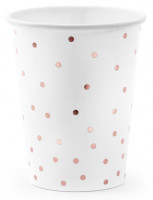 Preview: 6 Party Queen paper cups white 260ml