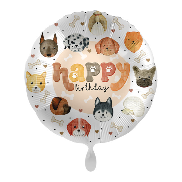Foil balloon Party Dogs 45cm
