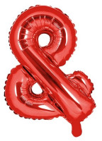 Vorschau: Roter & Buchstabenballon 35cm