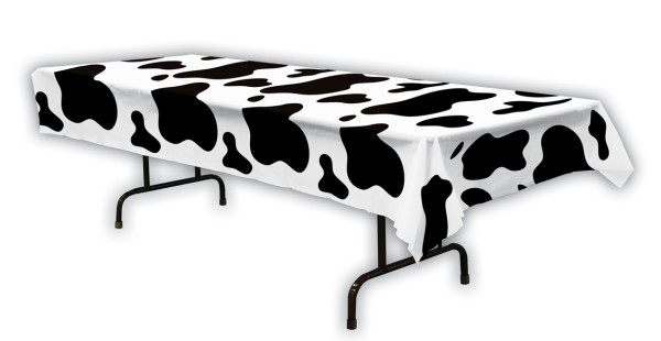 Tablecloth cow stain pattern 137x274cm