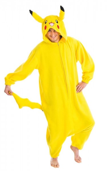 Costume homme Pikuchu jaune