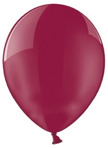100 Transparente Partystar Ballons brombeere 30cm