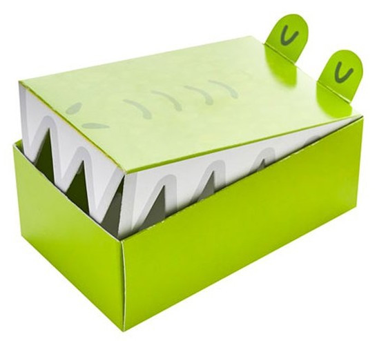 10 crocodile cake boxes