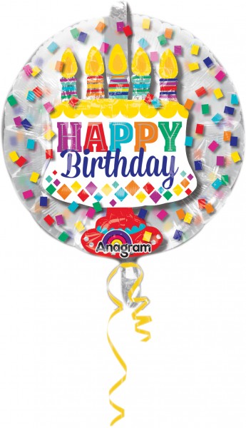 Geburtstagsballon Happy Birthday Suprise