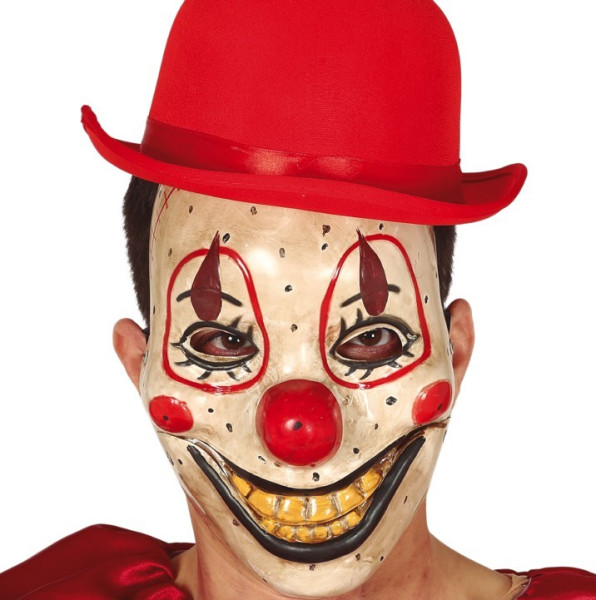 Porcelain clown mask for men