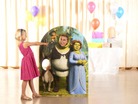 Vista previa: Figura de cartón Shrek y sus amigos 1,34m