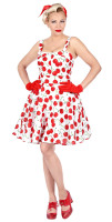 Kirsebær kjole fra 1950'erne