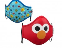 2 Elmo and Friends mondneusmaskers voor volwassenen