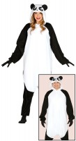 Oversigt: Panda jumpsuit til voksne