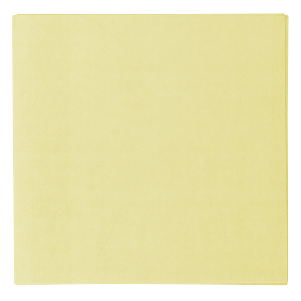 20 servilletas eco-elegancia amarillo 33cm