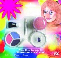 Voorvertoning: Clown pastel make-up set 8 stuks