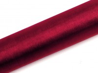 Preview: Organza fabric Julie wine red 9m x 16cm