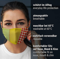Vorschau: Mund Nasen Maske Flickenstrumpf