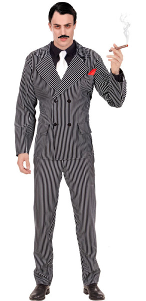 Mafia pinstripe kostym för män