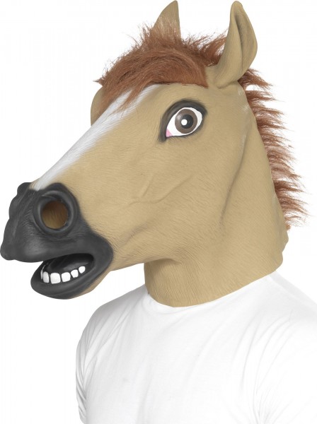 Máscara de caballo de látex bailey