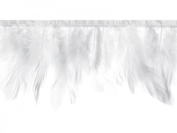 Guirnalda de plumas Heaven Blessed blanco 1m 2