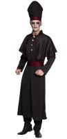 Vista previa: Disfraz de sacerdote oscuro para hombre