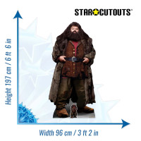 Voorvertoning: Rubeus Hagrid kartonnen uitsnede 1,97m
