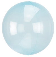 Himmelsblå Orbz ballong 40cm