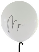 Vorschau: Hochzeit Schwarz-Weiß XL Ballon Mr