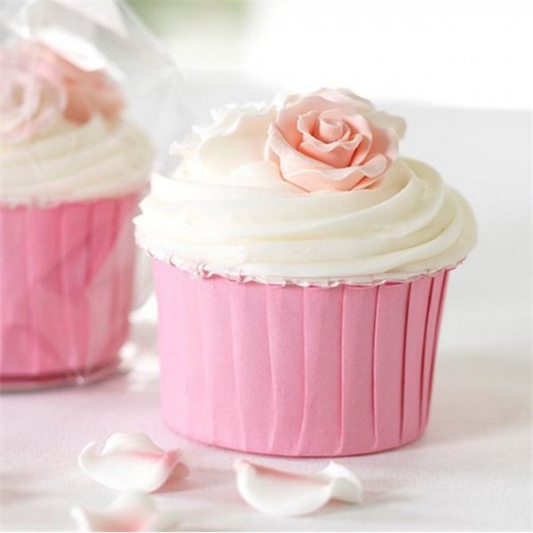 24 caissettes à muffins roses Lovely Sweets