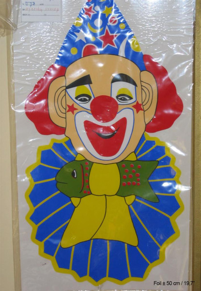 Fenster Aufkleber Clown