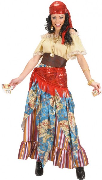 Colorful fortune teller costume