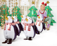 Voorvertoning: Kerst Pinguïn folieballon 29 x 42cm