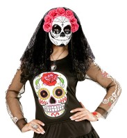 Preview: Dia De Los Muertos Rose Mask