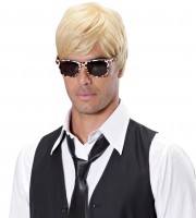 Preview: Blonde 70s men's wig