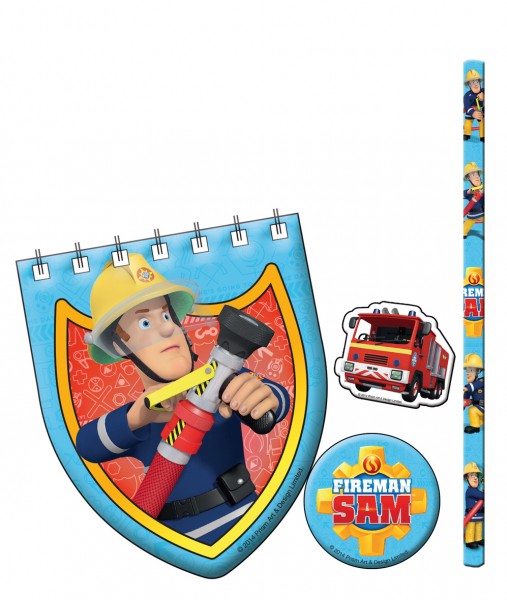 Fireman Sam writing set for rescue operation, 20 pieces