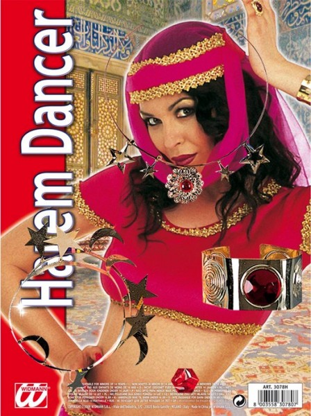 4-piece harem dancer jewelry set