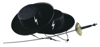 Bandit hat lavet af filt