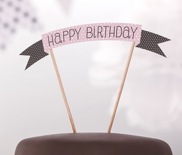 Dekoracja ciasta Sweety Happy Birthday