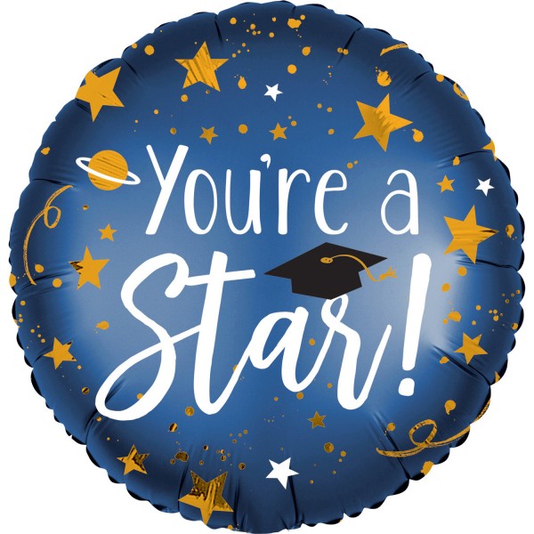 You are a star foil balloon 45cm