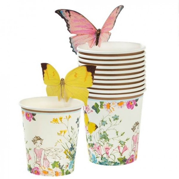 12 fairy tale paper cups 200ml
