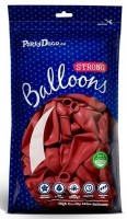 10 balonów gwiazdkowych czerwony 30 cm
