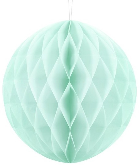 Honeycomb ball Lumina mint turquoise 30cm