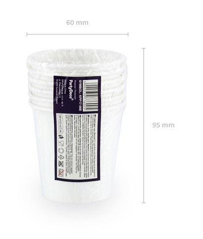 6 party night paper cups 100ml 7